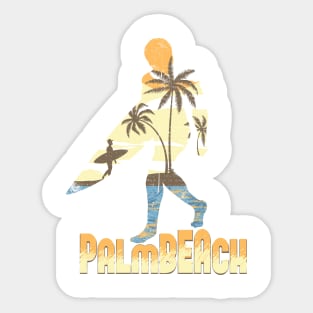 Palm Beach Surfing Sticker